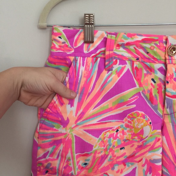 Lilly Pulitzer Callahan Shorts In Amethyst Sunseek - Picture 3 of 6